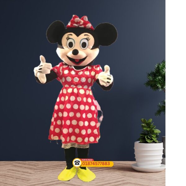 Minnie Mouse Mascot Costume