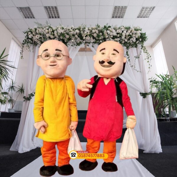 Motu Patlu Mascot Costume