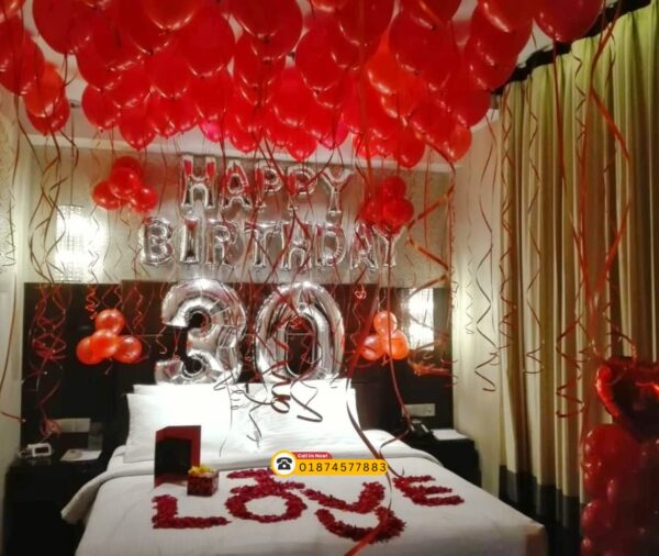 Simple Room Decoration For Anniversary Surprise