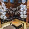 Silver Birthday Decoration